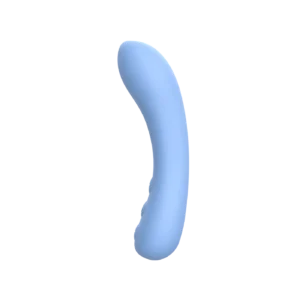 Blå vibrator med penetration